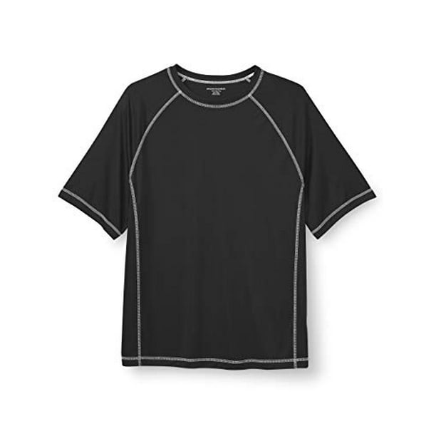 Essentials Mens Big /& Tall Short-Sleeve Quick-Dry UPF 50 Swim Tee fit by DXL